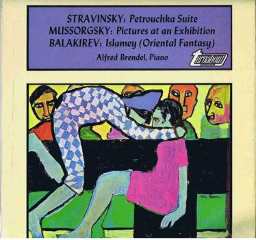 LP Record IGOR STRAVINSKY MODEST MUSSORGSKY Petrouchka Suite Pictures At An E TV34258S Turnabout 1969 UK Classical Used