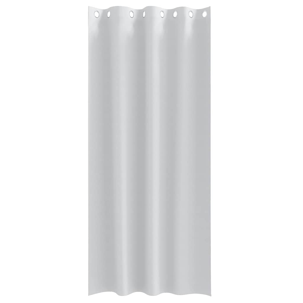 Blackout Curtains with Rings 2 pcs Light Grey