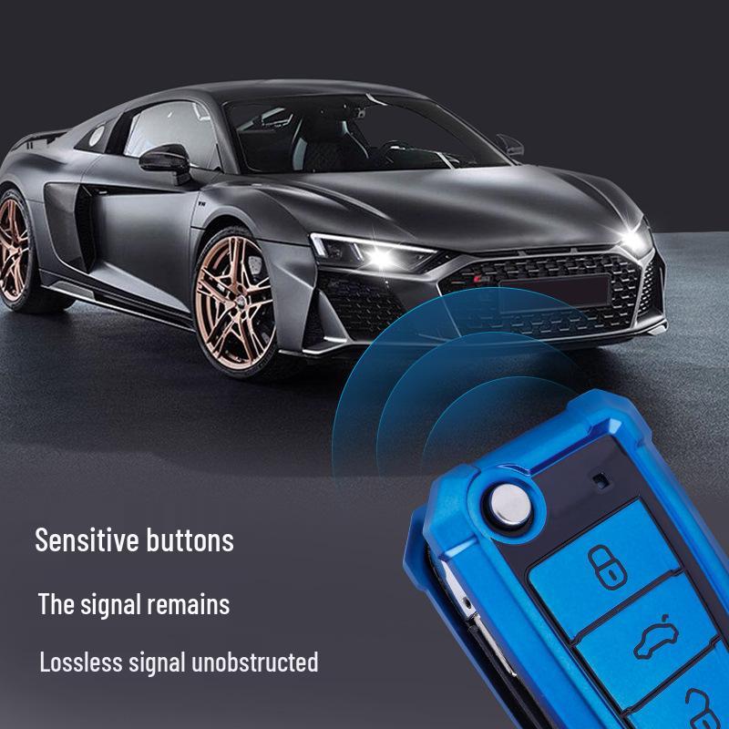 Чехол для ключа Volkswagen для Tiguan L, Lavida Plus, Tayron, Tayron X, Teramont, Lamando, Golf 7 - Оболочка для ключа