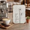 Living Room Dandelion Sign Metal Wall Decoration Vintage Rusty Wish Theme Decor Art Indoor Outdoor Home Office Decorative