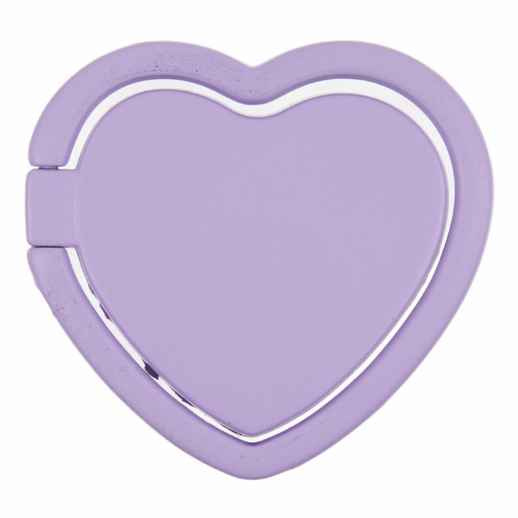 Cell Phone Ring Holder Kickstand Love Heart Shaped Metal Phone Grip