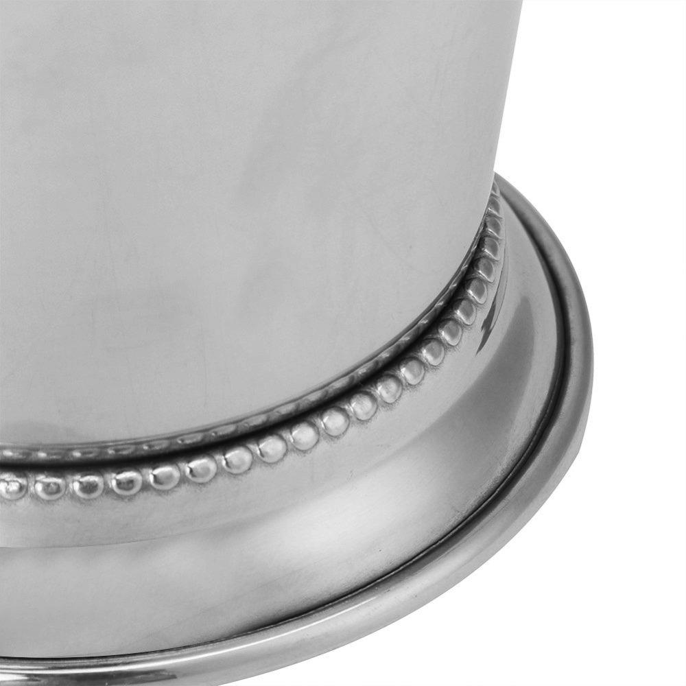 2pcs Stainless Steel Mint Julep Cup Silver Mojito Cup Stainless Steel Cocktail Mug Restaurant