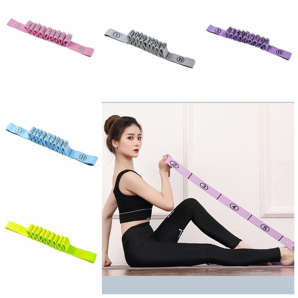 Elastic Yoga Resistance Band Yoga Training Auxiliary Stretching Belt  Dance/Yoga