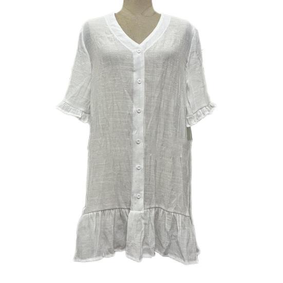 Платье-прикрытие, однобортное солнцезащитное дышащее женское пляжное платье-рубашка, пляжная одежда