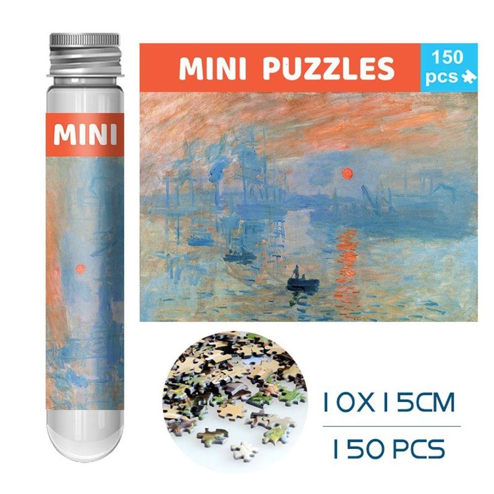 150PCS/Set Oil Painting Oil Painting Jigsaw Gifts Decompression Game Jigsaw Puzzles Adult Children