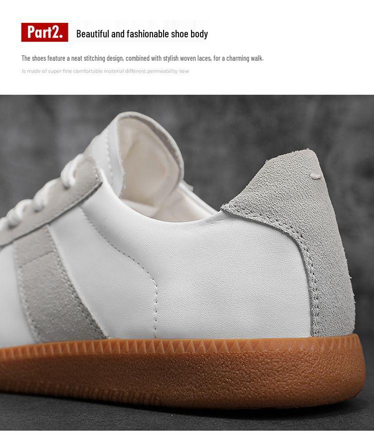 Женские ретро-кроссовки в немецком стиле 2025 года, белые, на толстой подошве, повседневные