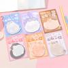 Kawaii Easy Peel & Stick Notes Creative Cute Cat Memo Pads Student Reward Stickers Reminder Bookmark Stickers Office Study Supplies