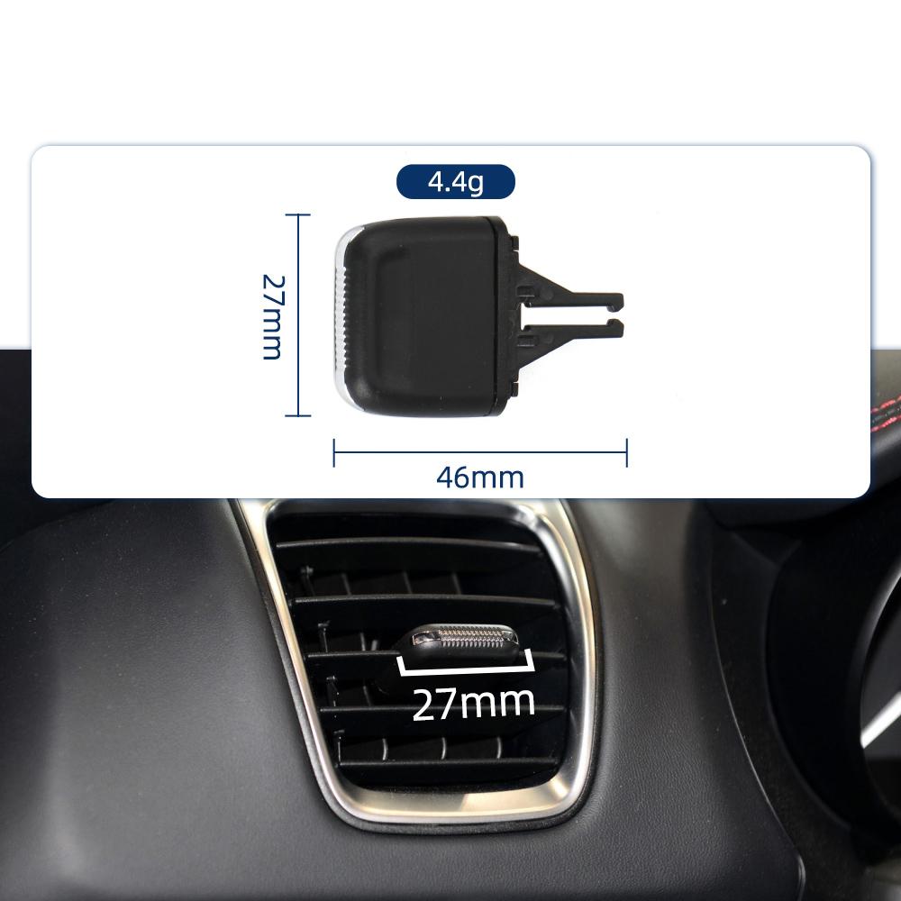 98155214202 Black Car Front Dashboard AC Vent Grille Outlet Tab Clip Slider For Porsche Boxster A/C Air Vent Trim Replacement