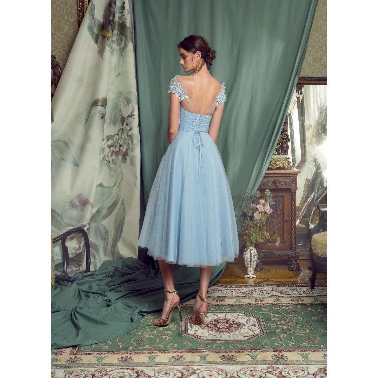 Весна и лето 2025 Новое торжественное платье с открытыми плечами Slim Fit Backless Midi