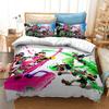 Popular Splatoon 2 3d Bedding Set Queen King Single Double Duvet Cover Set Pillowcase Children Cartoon Quilt/Blanket Cover Sets