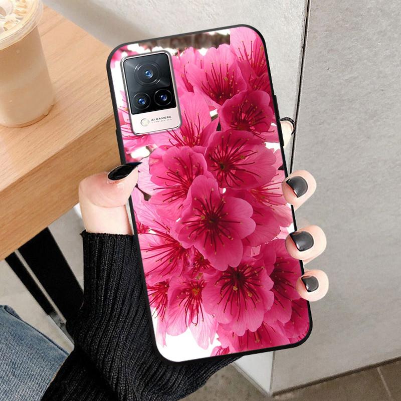 For Vivo V21 5G Case V2050 Silicone Soft Protective TPU Funda Cases for vivo V21 4G Back Cover Bumper for VivoV21 V 21 5G V21E