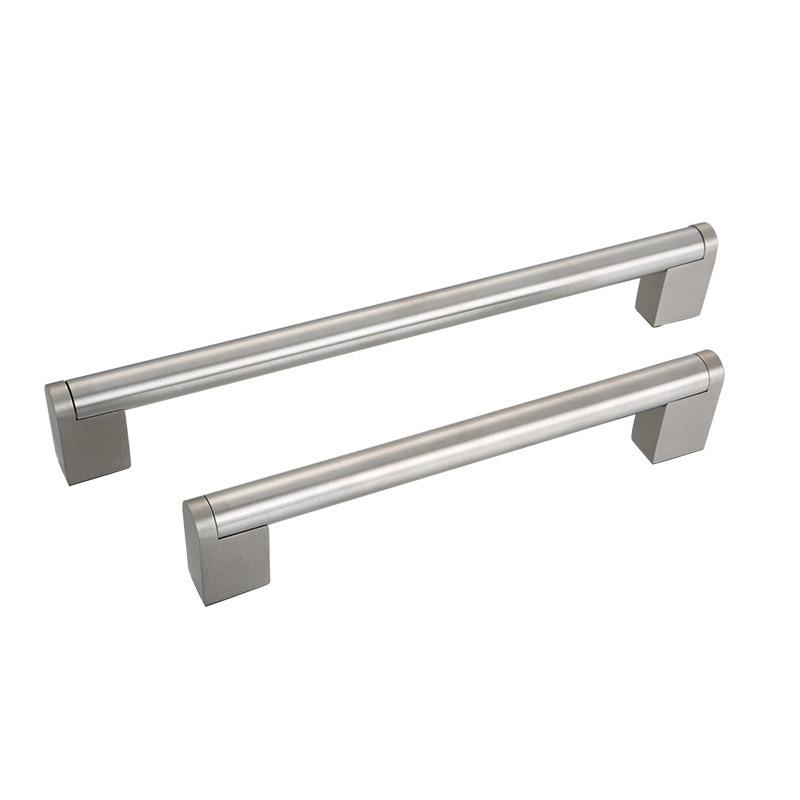 1 шт. Мебельные ручки-скобы серебристые для шкафа, кухни, сделай сам, из нержавеющей стали, ручка-кнопка для двери