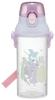 Skater Clear Water Bottle 480ml Plastic Clear Bottle for Children Made In Japan Disney Princess Silhouette Girls PSB5TR68612 Children's