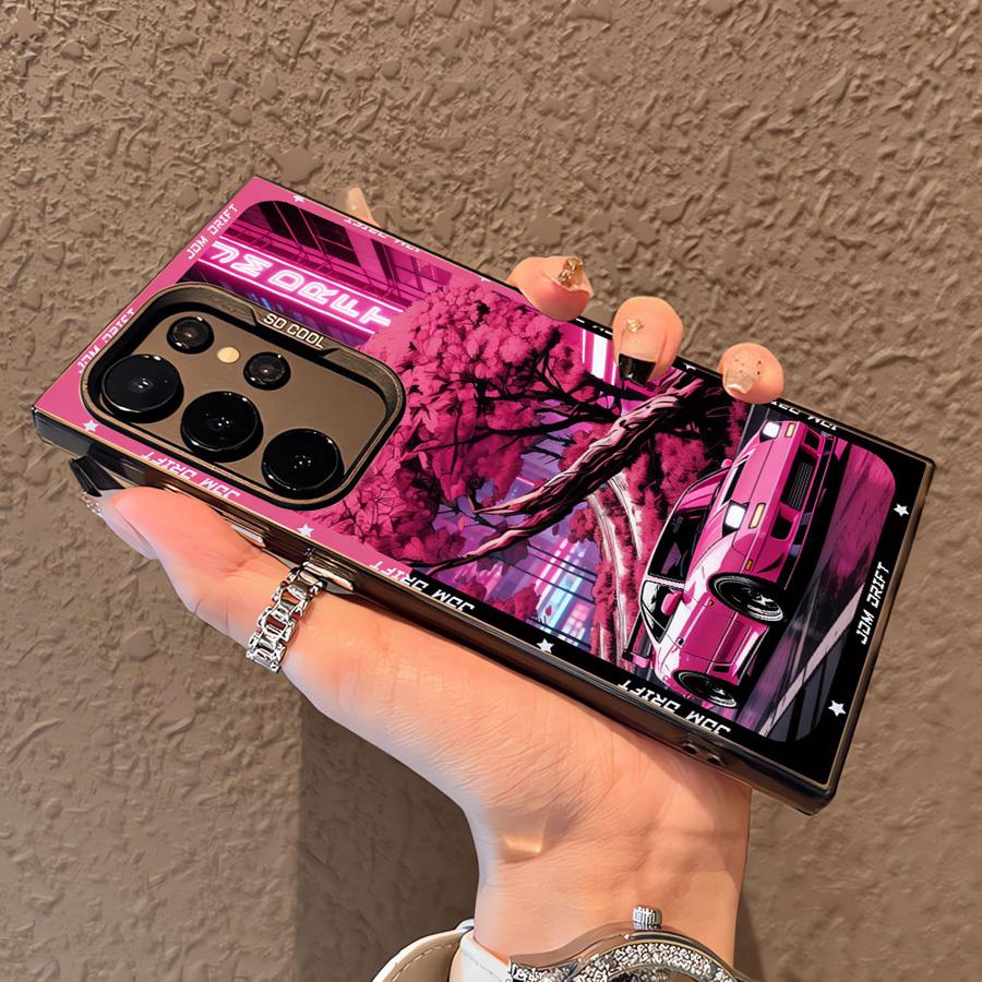 Чехол для Samsung Galaxy S26 Note 20 Ultra S25 S25Edge S21 S20 FE S22 Ultra S23 S24 FE Чехол для телефона JDM Спортивный автомобиль