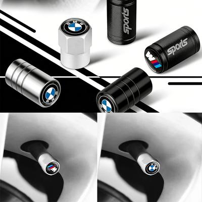 4 шт. Для BMW M Sports F30 G20 G21 G30 G11 F15 X5 E36 E39 E46 E60 E90 E90 F10 Автомобильный стайлинг Колпачки на ниппель колеса Покрышки Аксессуары