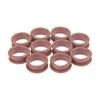 10Pcs Professional Barber Hair Shears Scissors Finger Rings Grips Inserts Soft Silicone Ring For Salon Barbers