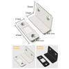 Ultra Thin Cupboard Closures Latch Door Closer Door Stopper Strong Magnetic Cabinet Catches
