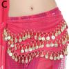 Women's 3 Rows Waist Chain Belt Hip Scarf Belly Dancing Clothing Accessories Belt Skirt Fashion