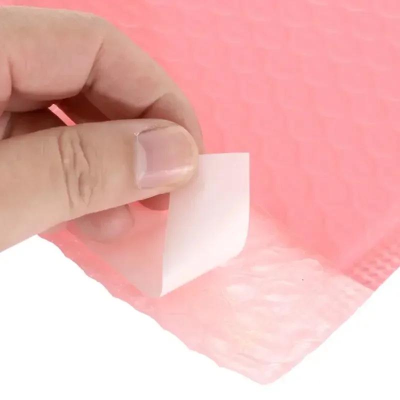 100pcs Bubble Mailers Pink Bubble Mailer Self Seal Padded Envelopes Gift Bags For Book Magazine Lined Mailer Self Seal