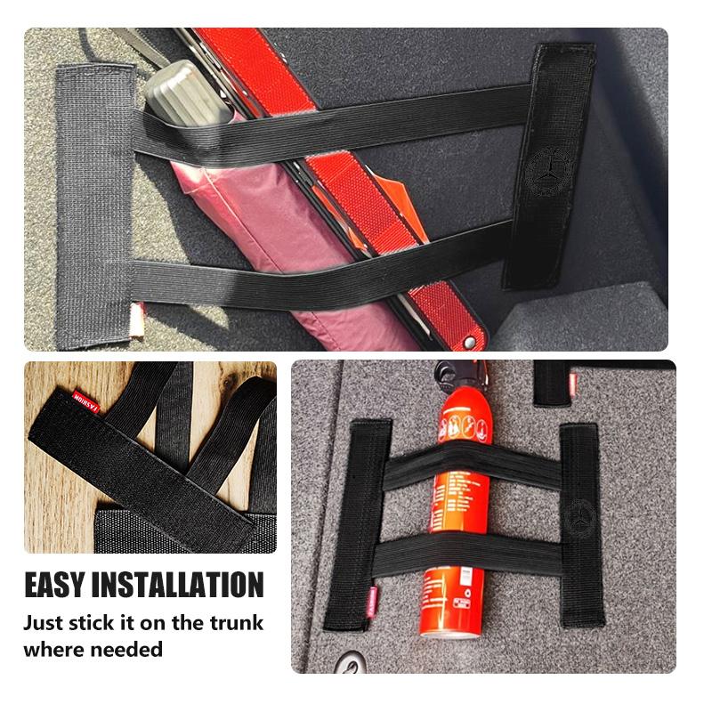 MITV3 Car Trunk Organizer Elastic Fixing Belt Storage Bag Tapes Luggage Fixing Belt For Benz Exclusive AMG SPRINTER V CLASS VIANO W124