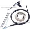Compatible Brake Lever Cable and Hub Brake Pads for Coleman CT200U-EX BT200X Baja 196cc
