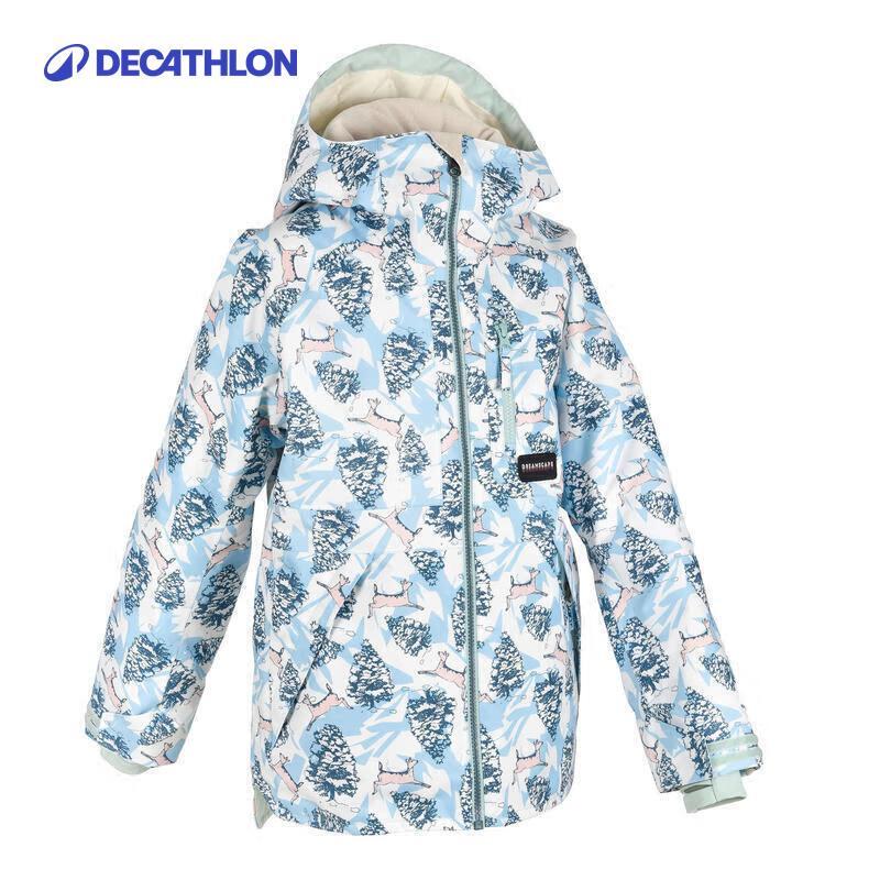 Водонепроницаемая теплая горнолыжная куртка для детей Decathlon