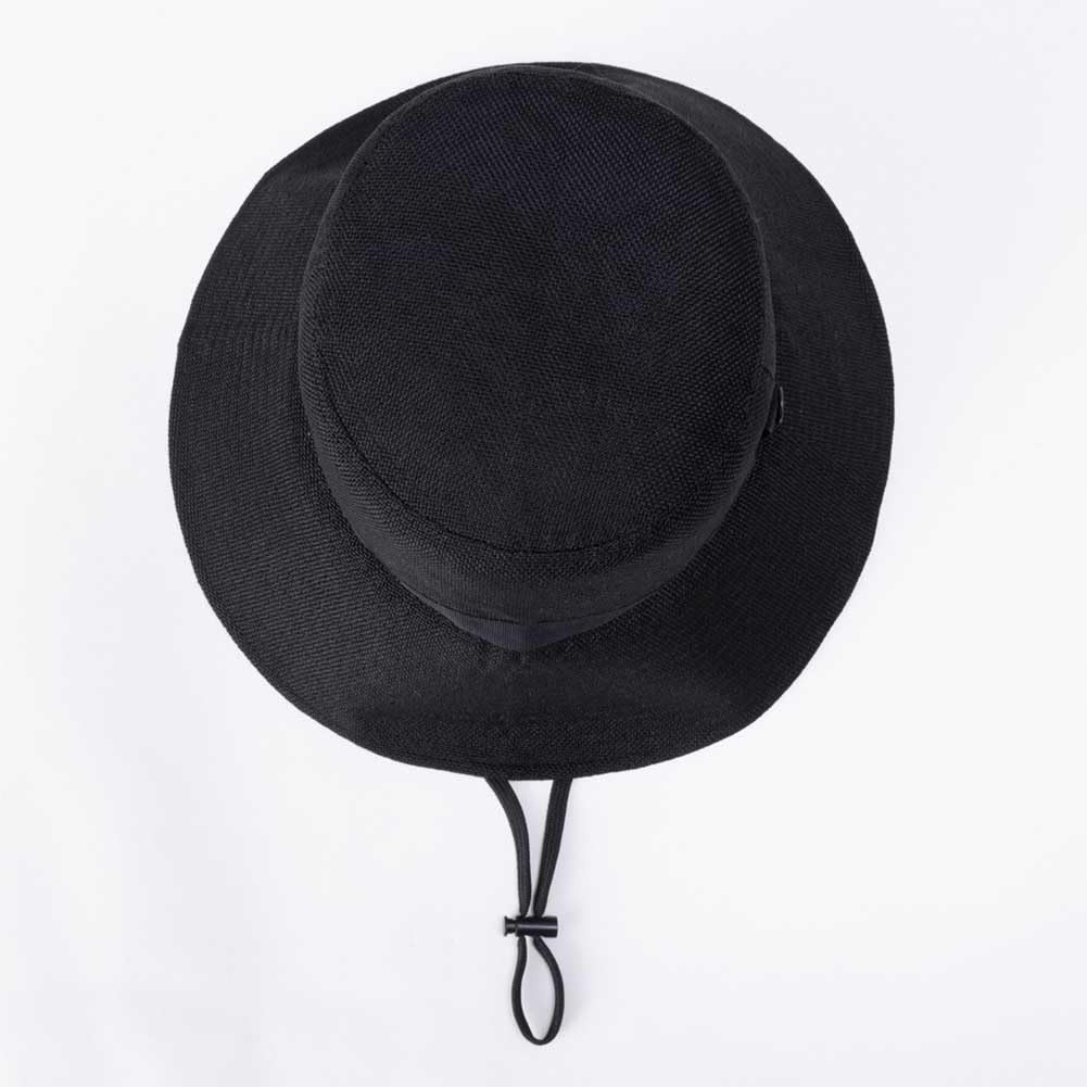 The North Face Hike Broom Removable Chin Size M Hat, Unisex, Straw, Compact, Washable, Strap, Black,