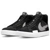 Nike Кроссовки Blazer Mid Mosaic Черно-серые Обувь для скейтбординга DA8854-001