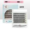 3-Fold Cluster Lash Kit 830Pcs Individual Lashes 30D-100D Wispy Thick Natural DIY Eyelash Extensions Glue Remover Tweezer Set