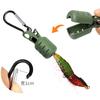 Комплект защитных приспособлений для приманки Squid Jig, 6 шт., крючки Webfoot Octopus Egi, чехол для приманки в виде зонтика для каракатицы с карабином для рыболовных снастей