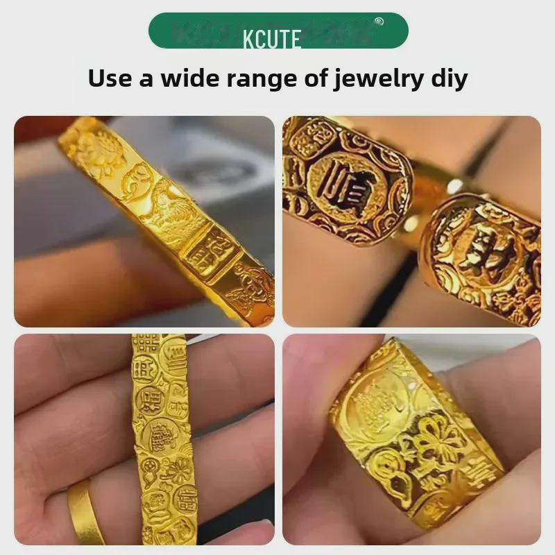 Двенадцать стальных зодиакальных печатей: Благоприятные слова и узоры в гравировке золотом и серебром