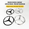 EVW5   For AMG Benz 3D ABS silver/Black car rear Tail Trunk emblem badge sticker Decals For Mercedes Benz W177 19-21 Year A-Class model
