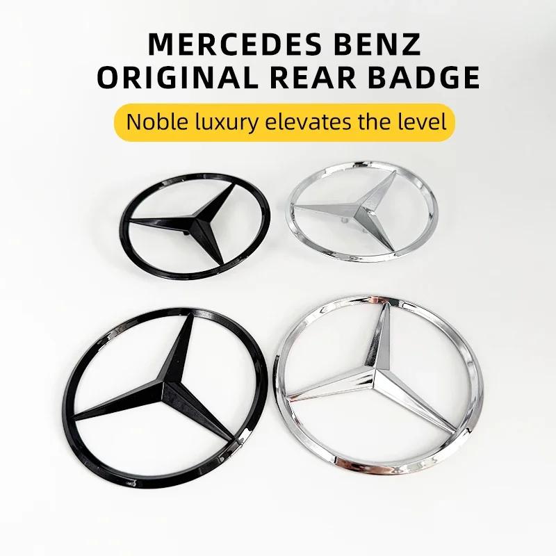 EVW5 For AMG Benz 3D ABS silver/Black car rear Tail Trunk emblem badge sticker Decals For Mercedes Benz W177 19-21 Year A-Class model