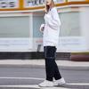 Li Ning однотонный повседневный свитер с круглым вырезом женский свитер белый AMBR062-1