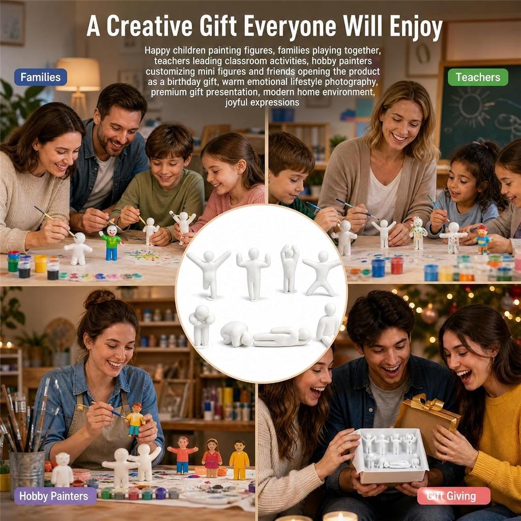 8 Paintable Multi Poses Mecha Chameleon 3D Printed Figures Unpainted PLA Miniatures Christmas Hanging Ornament for DIY Art