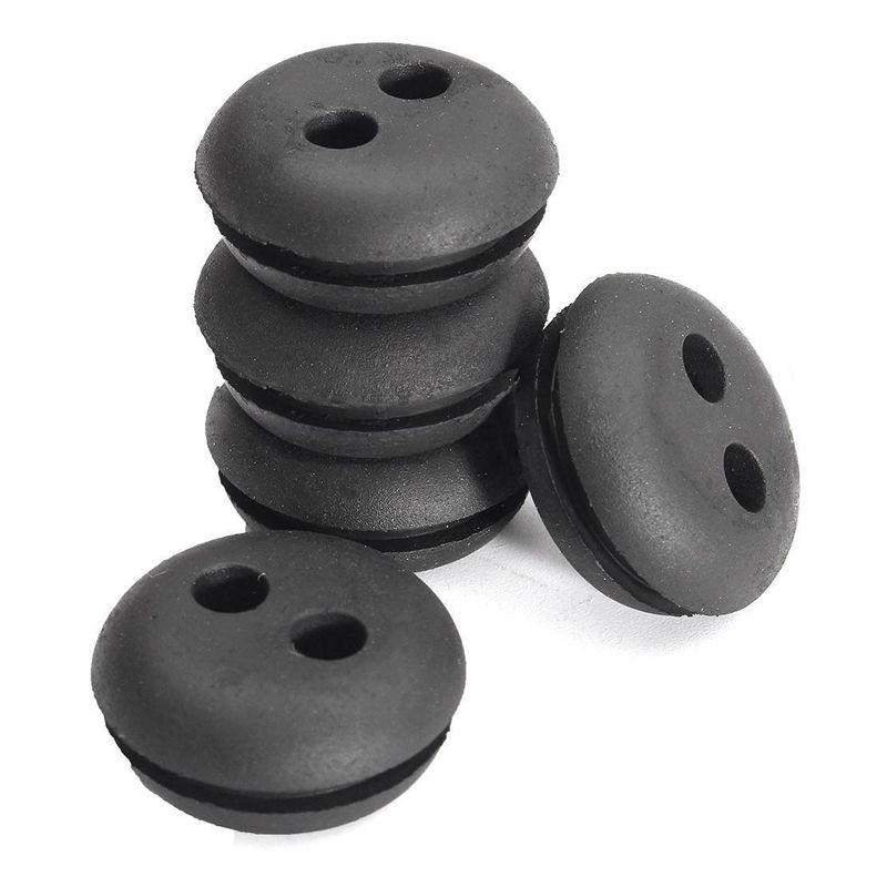 5Pcs 2 Hole Fuel Gas Tank Grommet Replacement For Stihl Honda Trimmer Lawn Mower