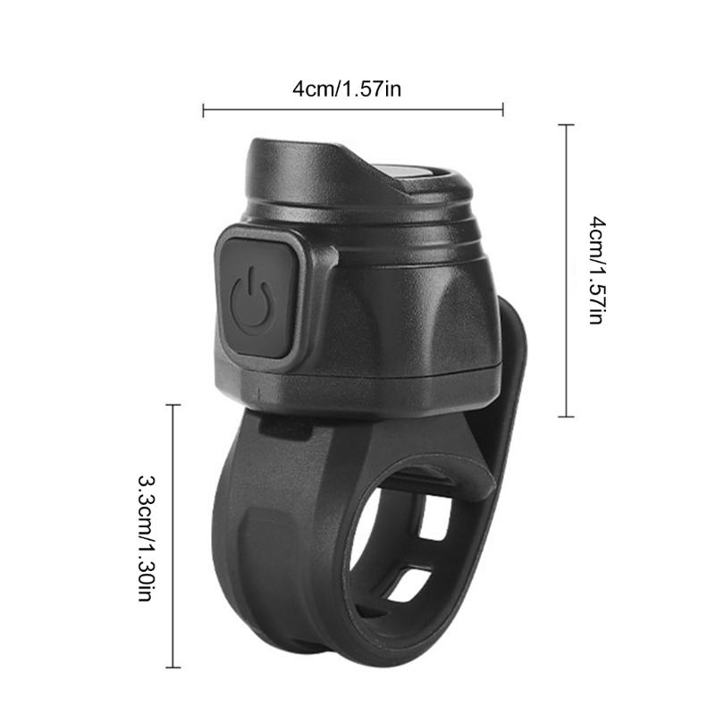 Перезаряжаемый от USB электрический велосипедный гудок для MTB 80 дБ Электронные велосипедные звонки 6 режимов звука Велосипедные звонки для детей и взрослых