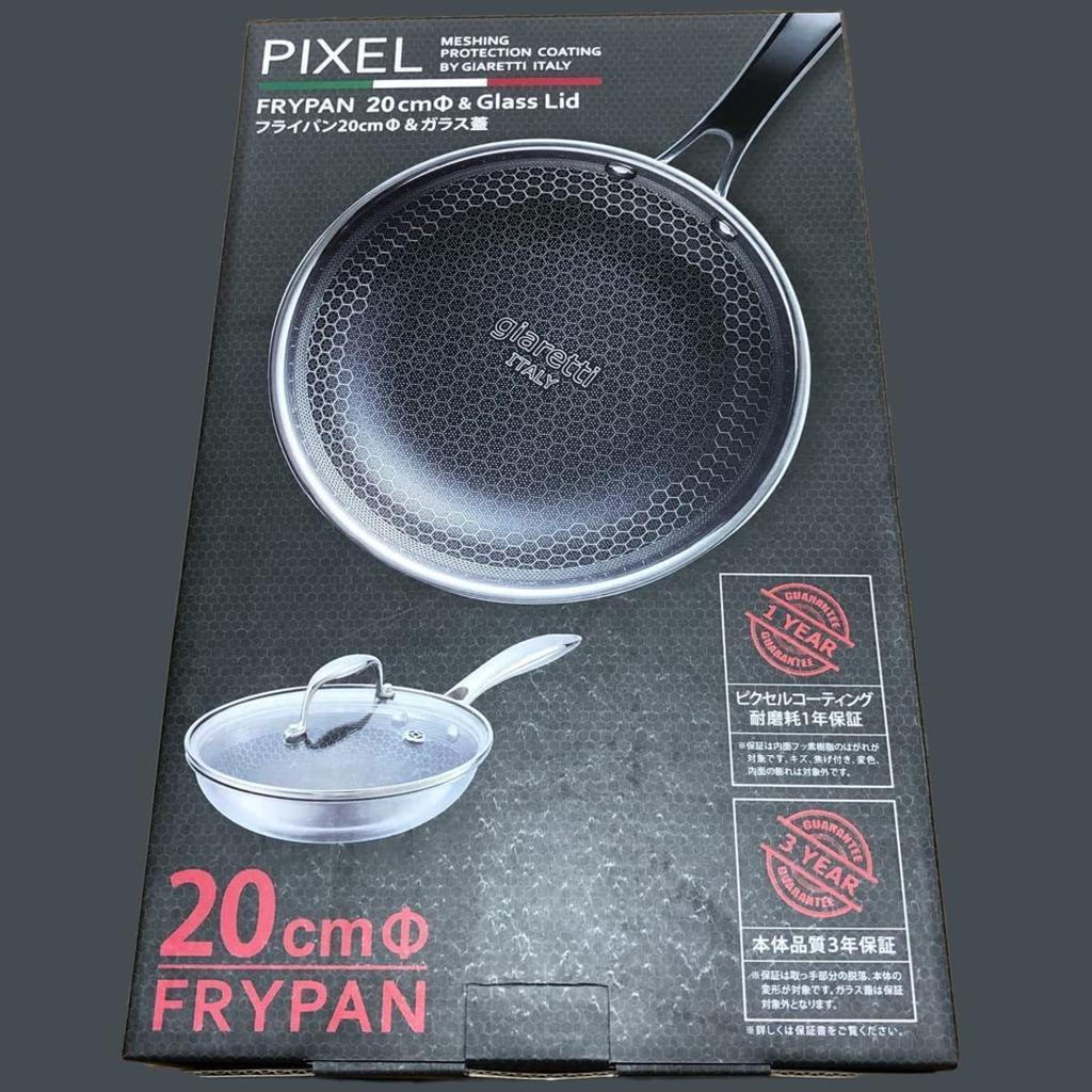 Apide giaretti PIXEL сковорода 20см со стеклянной крышкой GR-PX20FG