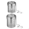2 Pcs Stainless Steel Spice Seasoning Strainer Kitchen Tool Durable for Home