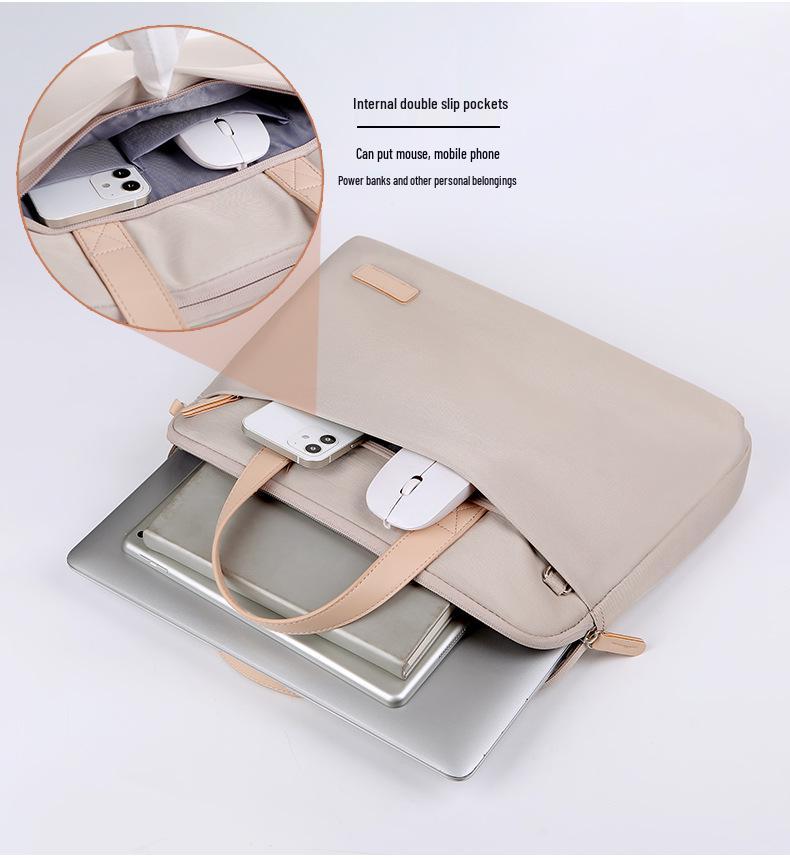 Ударопрочная вместительная сумка для ноутбука Huawei 14-15,6 дюймов, на одно плечо и в руку, подходит для женщин.