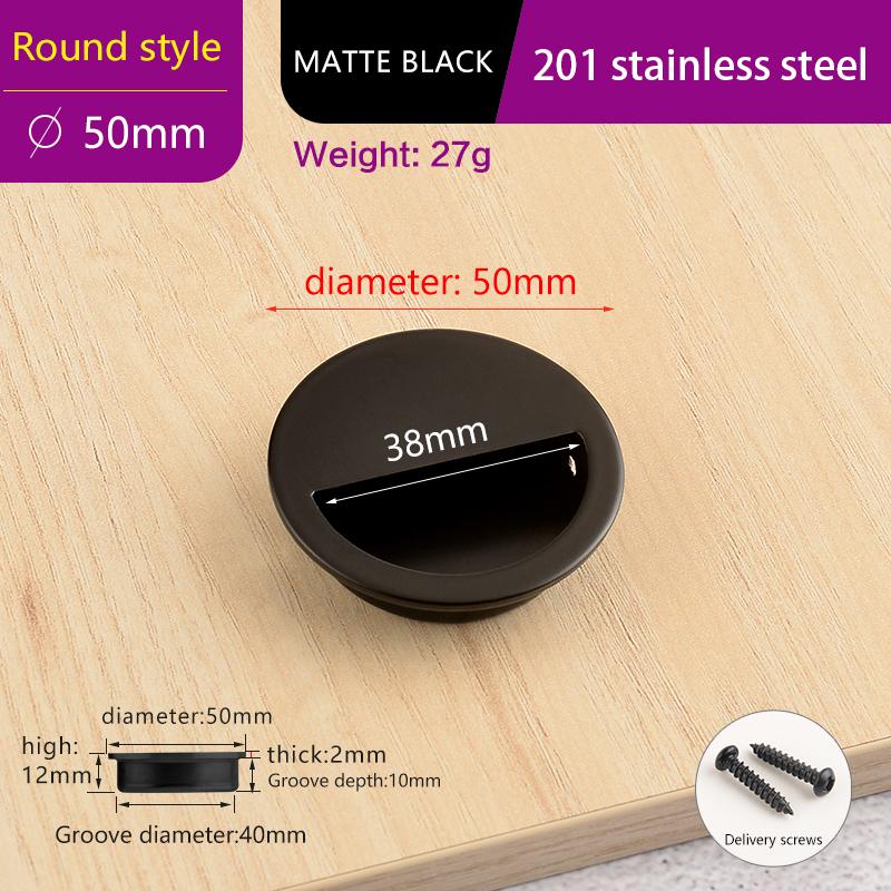 Невидимые Врезные Мебельные Ручки скрытые ручки для шкафа с раздвижными дверями ручки для ящиков скрытая ручка нержавеющая сталь