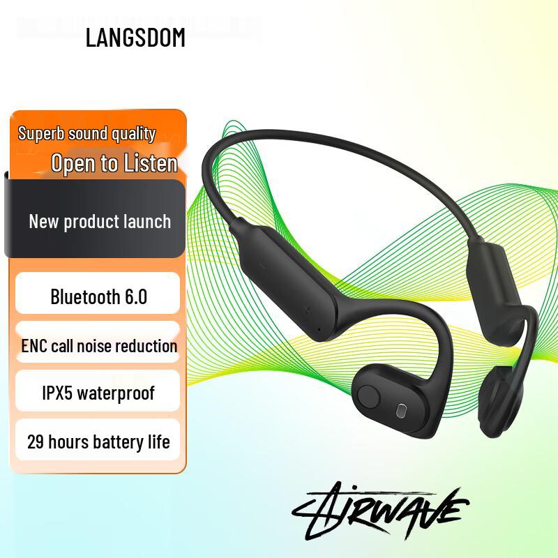 Спортивные наушники-гарнитура Langsheng AirWave с открытым дизайном