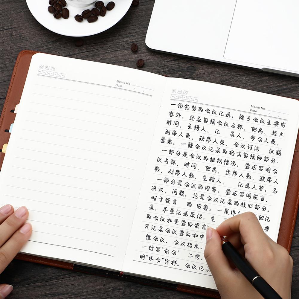 Деловой блокнот A5/B5 в твердом переплете, студенческий блокнот, ежедневник, протоколы совещаний, предметный блокнот, с отделением для карт, сменные внутренние страницы