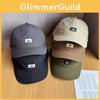 Solid Men Color Women Letter Baseball Cap Sunblock Breathable Fabric Polyester