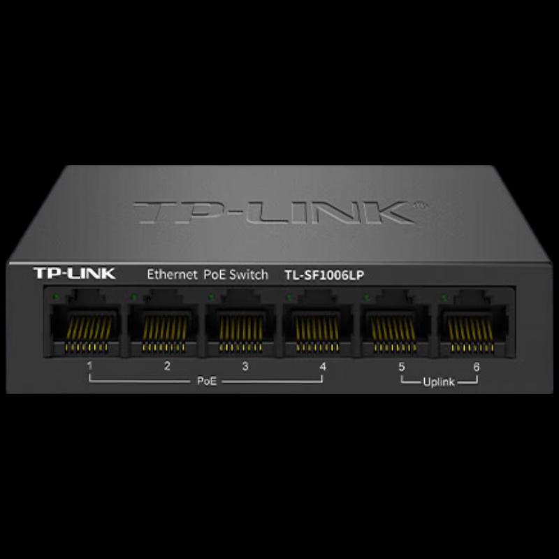 TP-LINK TL-SF1006LP 6-Port Fast Ethernet PoE Switch