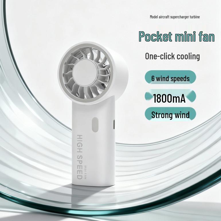 High-Speed Portable USB Rechargeable Mini Fan