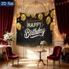 Gold Balloon Photography Backdrop 1pc - Room Wall Decor