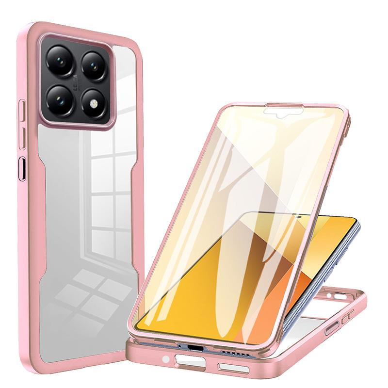 360 Full Body Protection Clear Case For Redmi Note 11 Pro 11S Note 12 Pro Note 12S Double Sided Front Screen Shockproof Cover