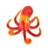 Мягкая игрушка-подушка в виде морского животного: Дизайн Octopus для декора дома и автомобиля