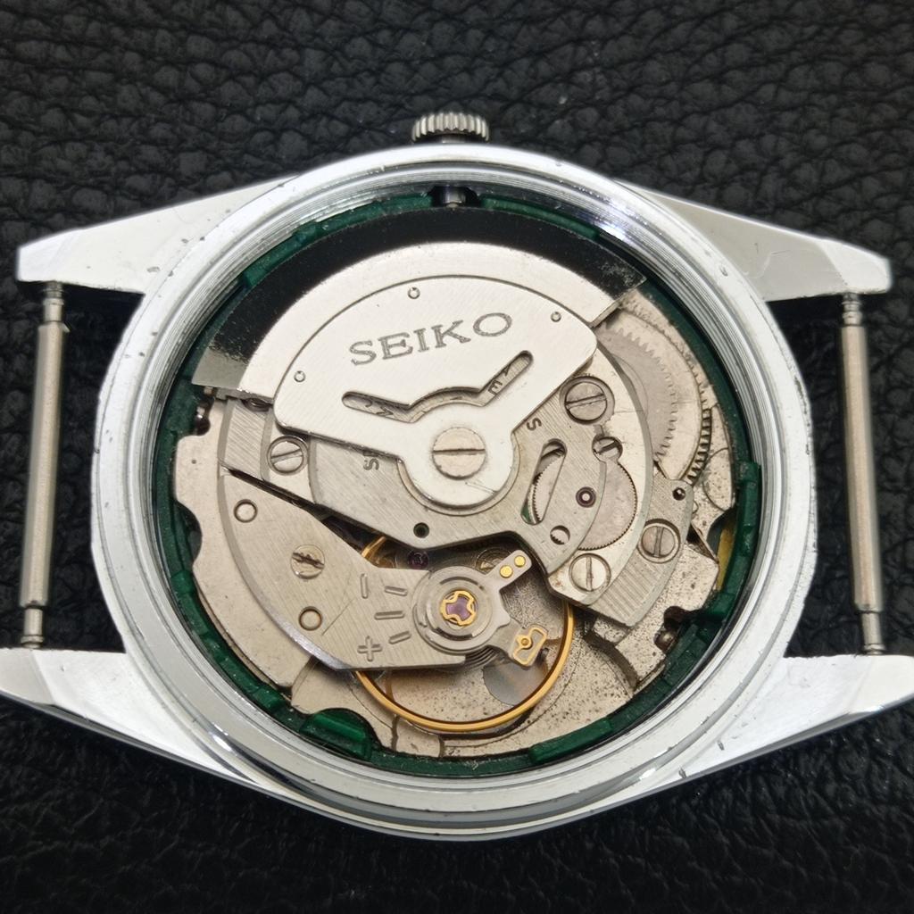 ОТРЕМОНТИРОВАННЫЕ МУЖСКИЕ ВИНТАЖНЫЕ ЧЕРНЫЕ ЧАСЫ SEIKO 5 AUTOMATIC 6309A JAPAN a442991-1